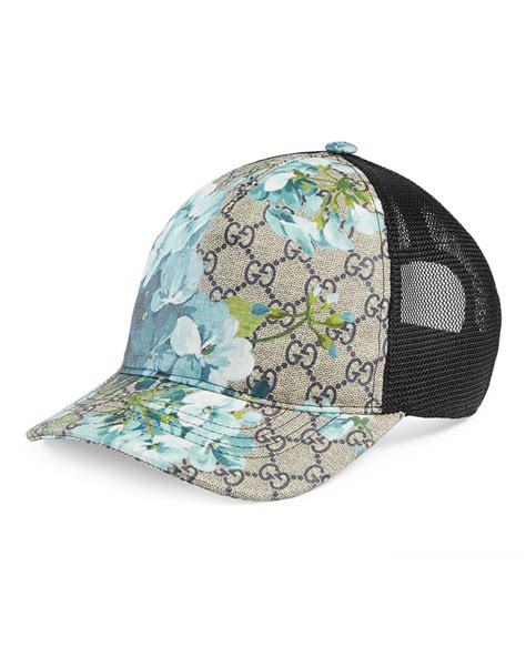 gucci blue baseball hat.